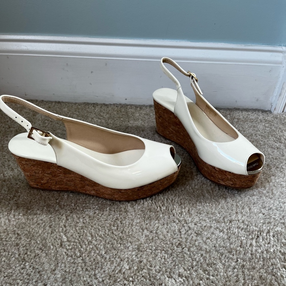 Authentic Jimmy Choo wedges! Like new